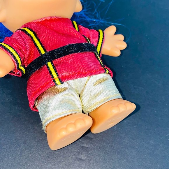 Russ Troll Doll Mystic Psychic Blue Hair Brown Eyes - Picture 6 of 7